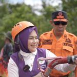 Ketua TP Posyandu Ikuti Simulasi Karhutla