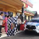 Polres Kotawaringin Barat dan Bhayangkari Lepas Puluhan Paket Sembako Sambut Hari Bhayangkara ke-80