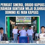 ORADO Kapuas Serahkan Meja Olahraga Domino kepada MAN Kapuas untuk Dukung Pembinaan Atlet