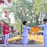 Upacara HUT ke-81 Kemerdekaan RI di Kobar Berlangsung Khidmat, Paskibraka Sukses Kibarkan Sang Merah Putih
