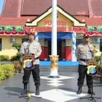 Upacara Welcome and Farewell Parade Kapolres Kobar Berlangsung Khidmat