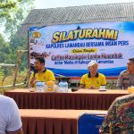 Kapolres Lamandau Jalin Keakraban dengan Insan Pers