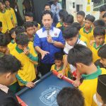 Siswa MTsN 1 Selat Antusias Ikuti Sosialisasi Cabor Domino ORADO Kapuas