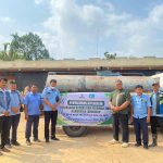 PDAM Lamandau Bagikan Air Bersih di Tengah Musim Kemarau