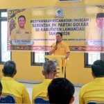 Hendra Lesmana Buka Muscam Partai Golkar se-Kabupaten Lamandau